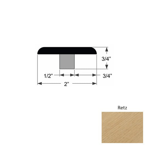Domaine Wood Retz Flat T Molding Urethane 1