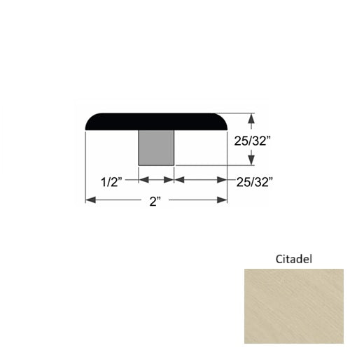 Dover Wood Citadel Flat T Molding Urethane 1
