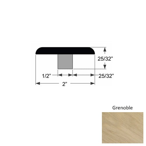 La Grande Wood Grenoble Flat T Molding Urethane 1