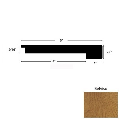 Lago Wood Belviso Square Stair Nose Urethane 1