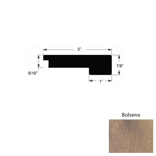 Lago Wood Bolsena Square Stair Nose Urethane 1