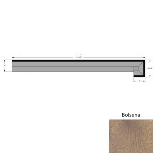 Lago Wood Bolsena Square Stair Tread Urethane 1