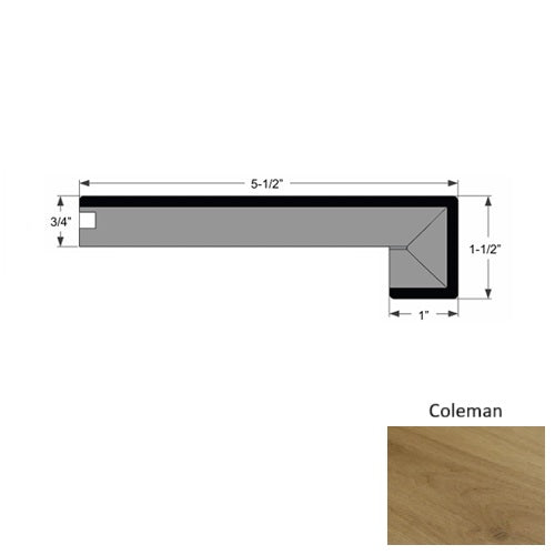 Manor Wood Coleman Square Stair Nose Urethane 1