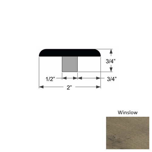 Manor Wood Winslow Flat T Molding Urethane 1