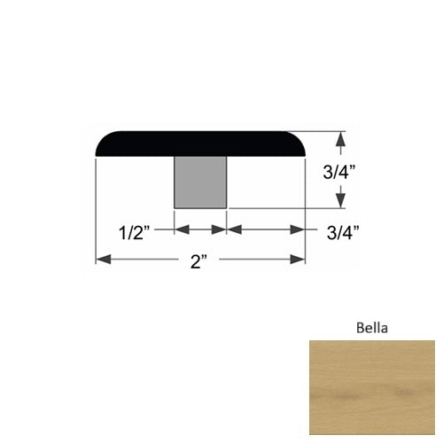 Premio Wood Bella Flat T Molding Urethane 1