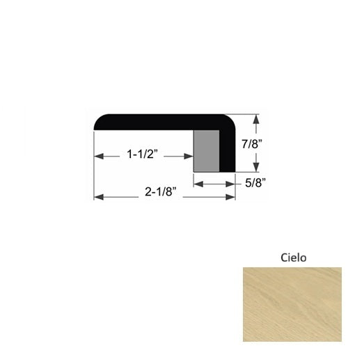 Premio Wood Cielo End Cap Urethane 1