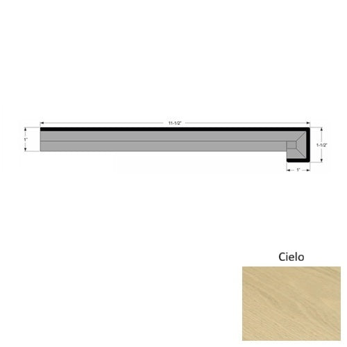 Premio Wood Cielo Stair Tread Urethane 1