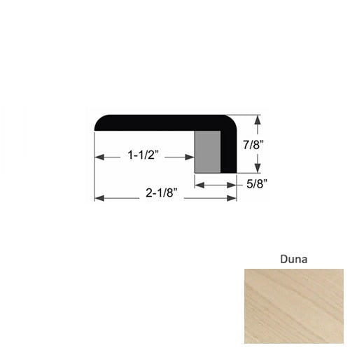 Premio Wood Duna End Cap Urethane 1