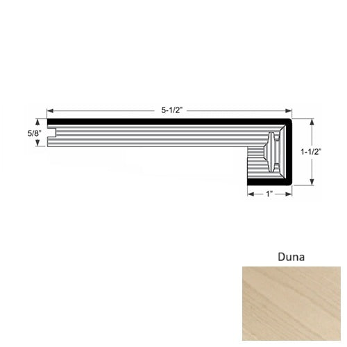 Premio Wood Duna Square Stair Nose Urethane 1