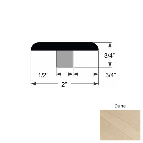 Premio Wood Duna Flat T Molding Urethane 1