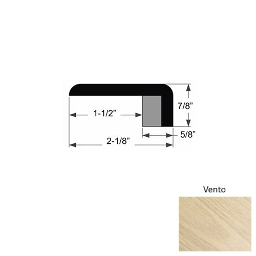 Premio Wood Vento End Cap Urethane 1