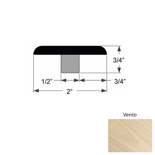 Premio Wood Vento Flat T Molding Urethane 1