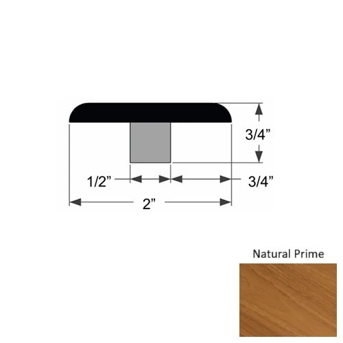 True Teak Wood Natural Prime Flat T Molding Urethane 1