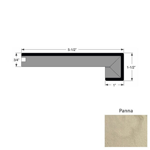 Verano Wood Panna Square Stair Nose Urethane 1