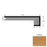 Vinland Wood Hickory Square Stair Nose Urethane 1