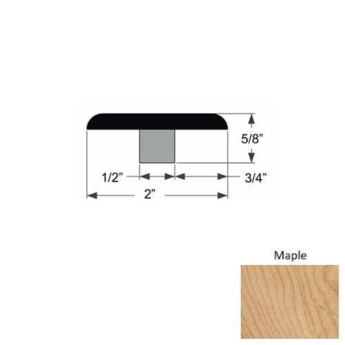 Vinland Wood Maple T Molding Urethane 1
