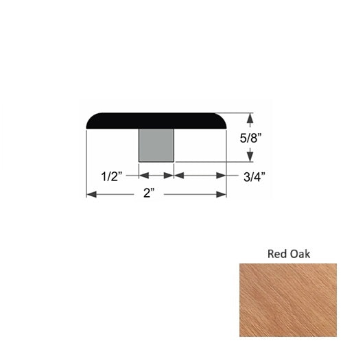 Vinland Wood Red Oak T Molding Urethane 1