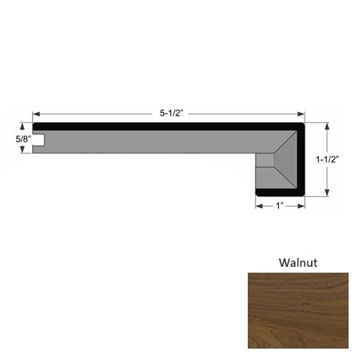 Vinland Wood Walnut Square Stair Nose Urethane 1