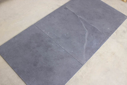 Montauk Black Slate Tile Natural Cleft Face, Gauged Back 2
