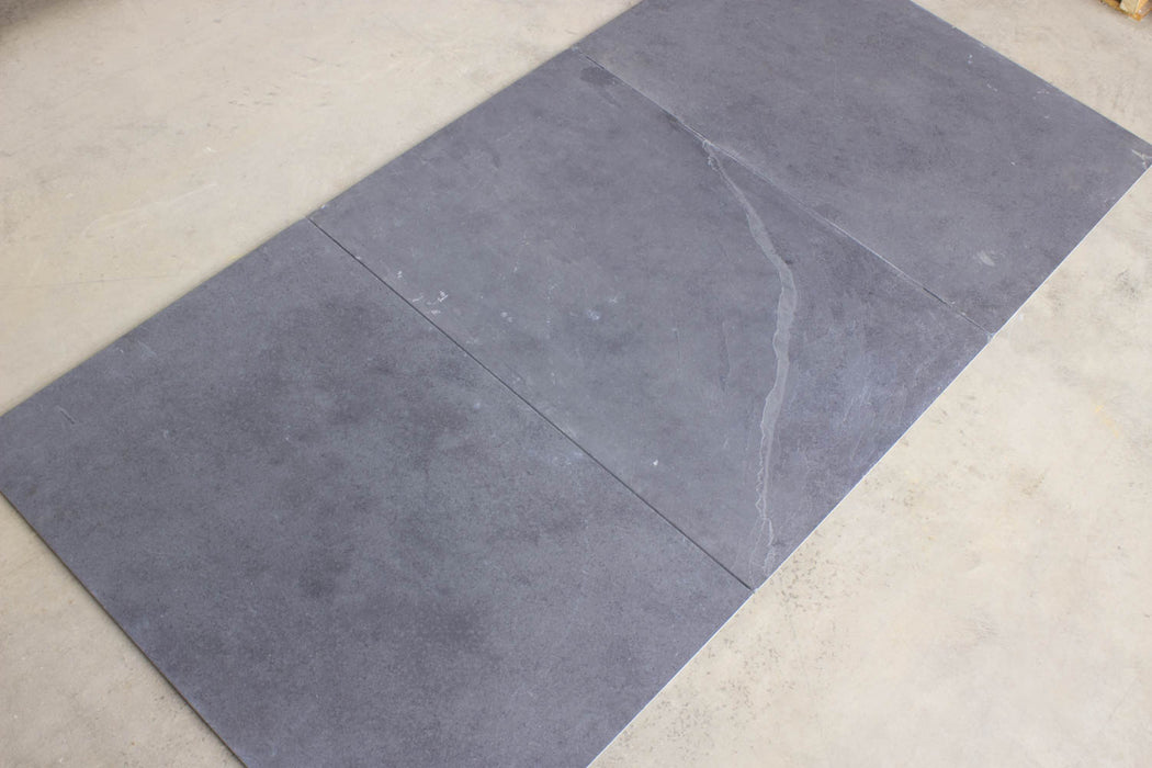 Montauk Black Slate Tile Natural Cleft Face, Gauged Back 2