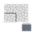 Montauk Black 24 Inch Slate Brushed Sabratha Block Ashlar Pattern