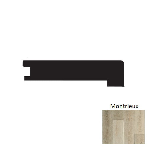 Mediterranean Wood Montrieux Square Flush Stair Nose Wire Brushed 1