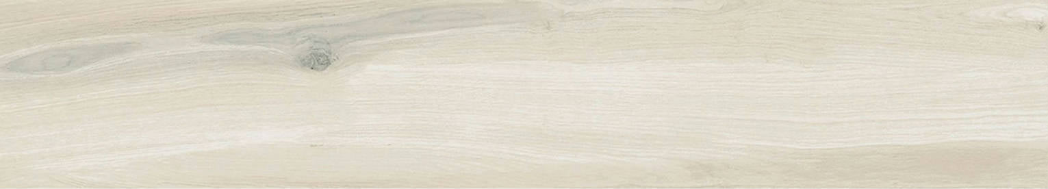 Full Tile Sample - Mood Wood White Porcelain Tile - 8" x 48" Matte