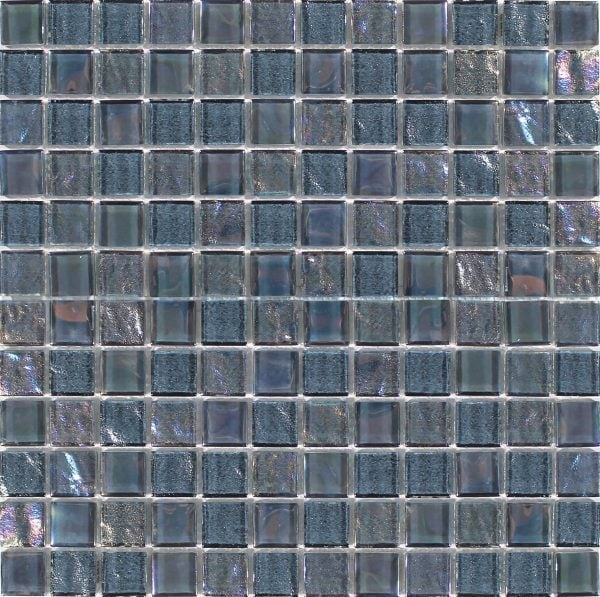 Aquatica Treasure Moonstone Glass Mosaic - 1" x 1"