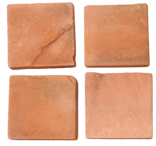 Full Tile Sample - Morning Glory Sandstone Tile - 4" x 4" x 3/8" Tumbled