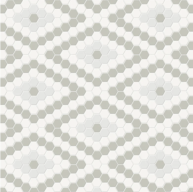 Full Sheet Sample - Soho Morning Blend Diamond Porcelain Mosaic - 7.75" x 13.25" Matte