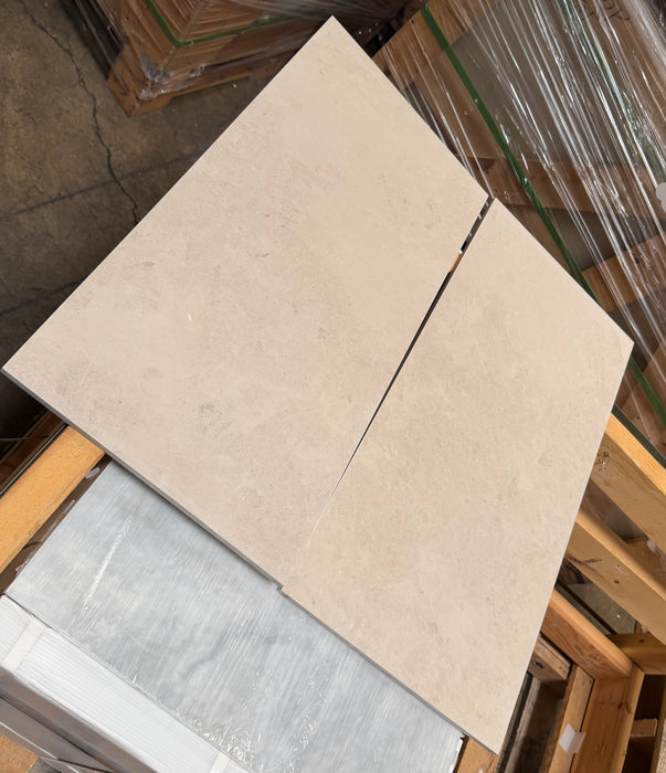 Moroccan Limestone Tile - 12" x 24" Honed
