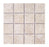 Full Sheet Sample - Gallery Tuscan Beige Porcelain Mosaic - 3" x 3" Matte
