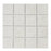Full Sheet Sample - Gallery Tuscan Bianco Porcelain Mosaic - 3" x 3" Matte