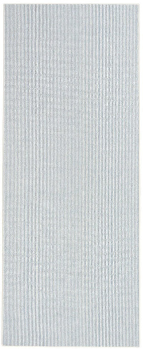 Natural Texture Polyester Ivory Blue IVBLU
