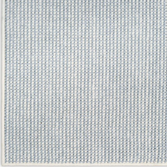 Natural Texture Polyester Ivory Blue IVBLU