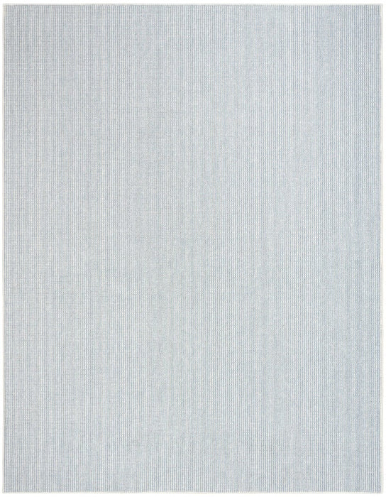 Natural Texture Polyester Ivory Blue IVBLU