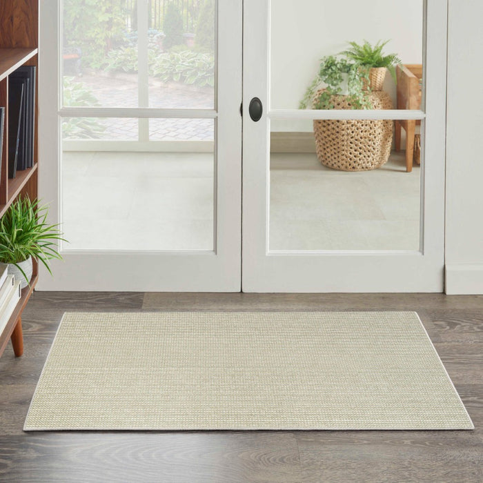 Natural Texture Polyester Ivory Green IVGRE