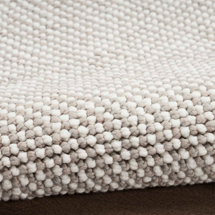Natural Texture Ivory Mocha Polyester IVMOC