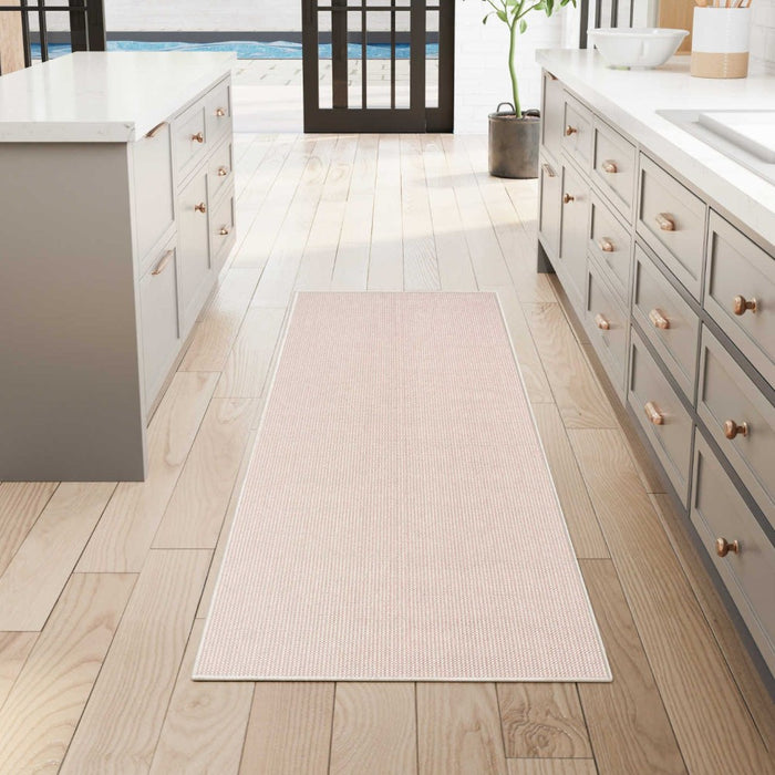 Natural Texture Polyester Ivory Rose 