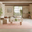 Natural Texture Polyester Ivory Rose NTX01 
