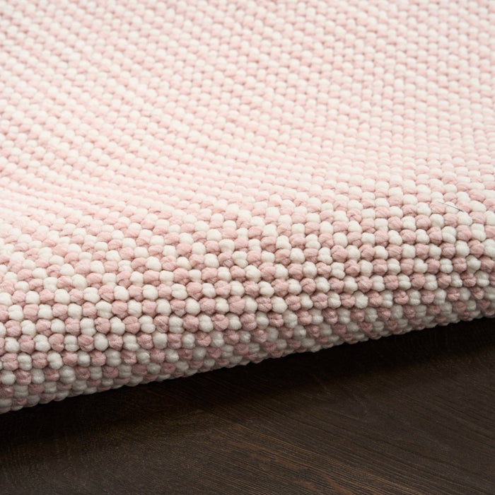 Natural Texture Polyester  Ivory Rose
