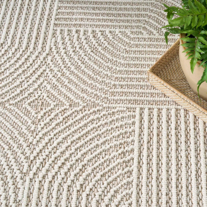 Natural Texture Polyester BGEIV Beige Ivory