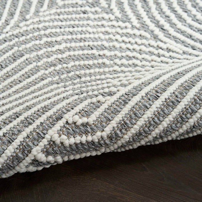 Natural Texture Charcoal Ivory Polyester CHAIV