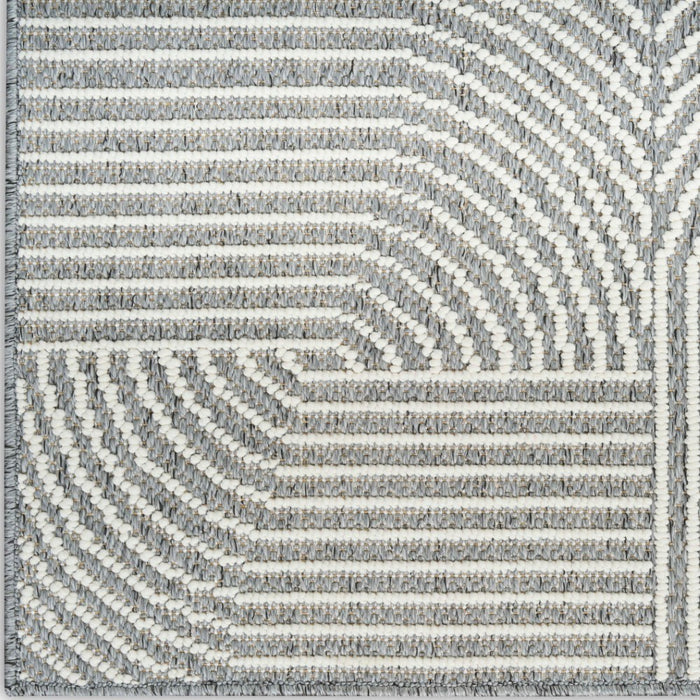 Natural Texture Polyester Charcoal Ivory CHAIV
