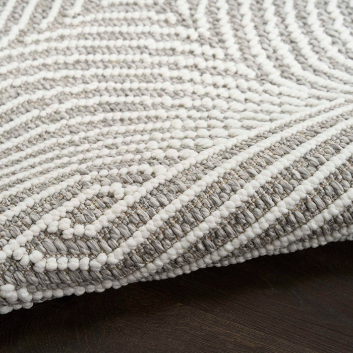 Natural Texture Grey Ivory Polyester GRYIV