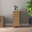 CVB Natural Oak Solid Wood Bathroom Cabinet - 12" x 31" 1