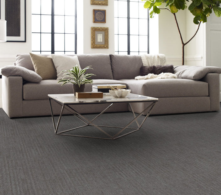 Natural Slate Native Belonging Nylon Carpet Tile - Textured