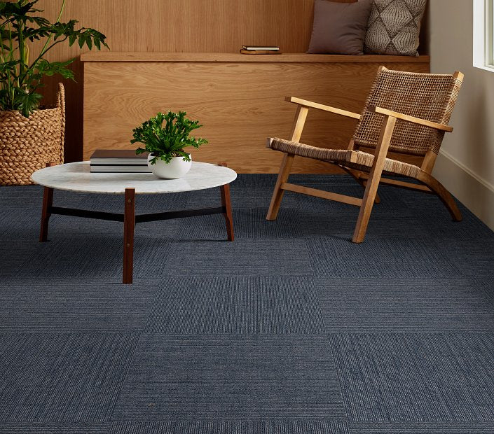 Natural Slate Native Innate Nylon Carpet Tile - Textured