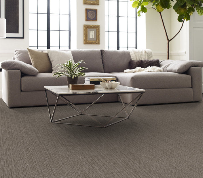 Natural Slate Native Prime Nylon Carpet Tile - Textured