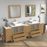 CVC Solid Wood Natural Oak Bathroom Cabinet Natural Oak